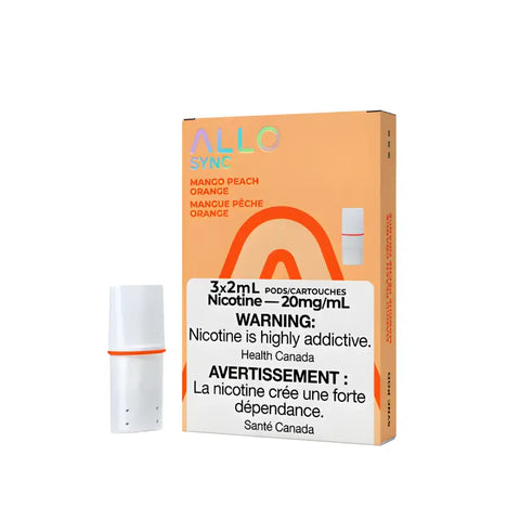 Allo Flavour Pods - Mango Peach Orange - Flavoured Pods