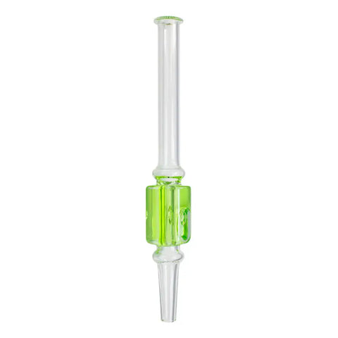 Green Freezable Glycerin Glass 12mm Nectar Collector - Smoking Accessories