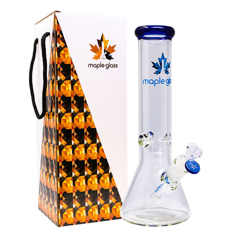 Blue Maple Glass Ice Catcher 12 Inches Glass Bong