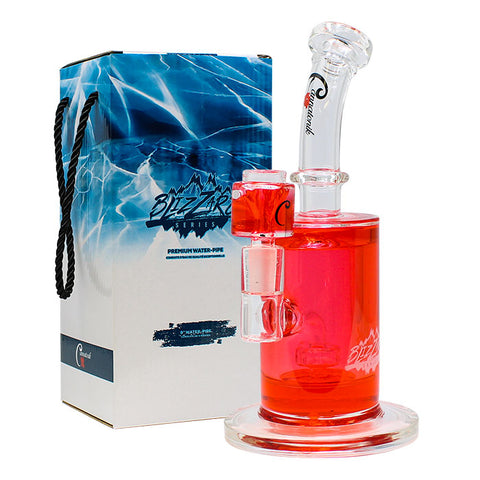 Red Cannatonik Blizzard Series Bong 9 Inches