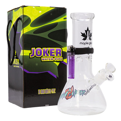 Sexy Bitch 10 Inches Joker Series Glass Bong By Maple Glass