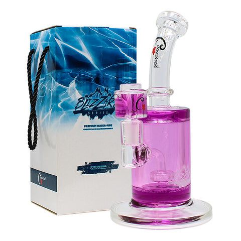 Purple Cannatonik Blizzard Series Bong 9 Inches