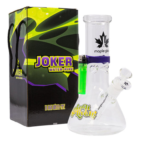 Smoke It Live It 10 Inches Joker Series Glass Bong By Maple Glass