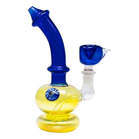 Blue Chameleon Glass 7 Inches Color Changing Bong