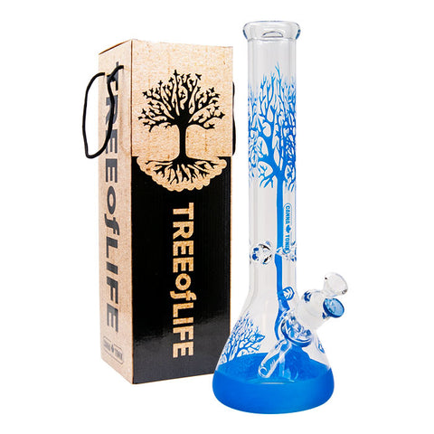 Blue Tree Of Life Cannatonik 16 Inches Bong