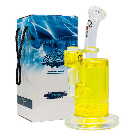 Yellow Cannatonik Blizzard Series Bong 9 Inches