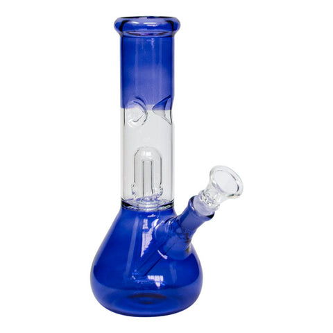 Blue Bell Percolator Glass Bong 8 Inches