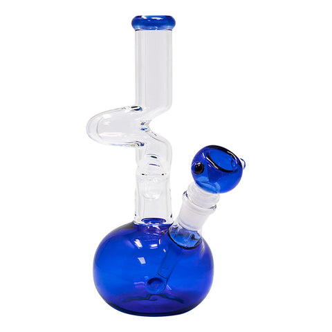 Blue Colored 9 Inches Zong With Bowl