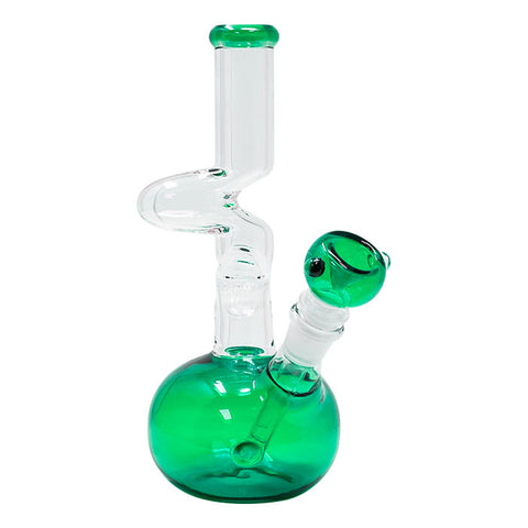 Green Colored 9 Inches Zong With Bowl