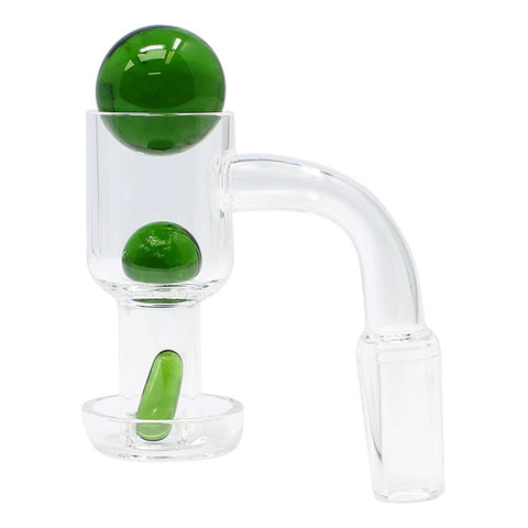 Green Terpen Vacuum Quartz Male Banger Set 14MM