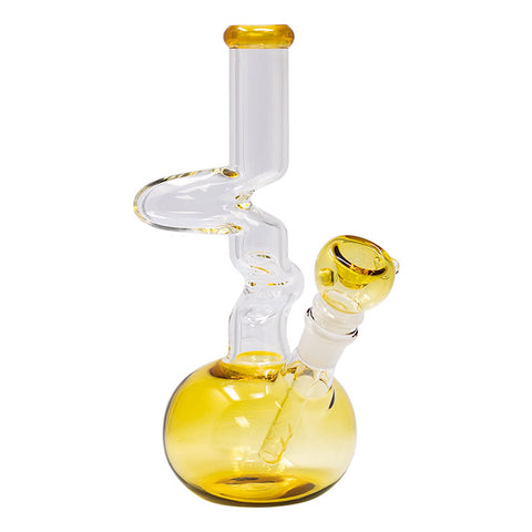 Yellow Colored 9 Inches Zong With Bowl