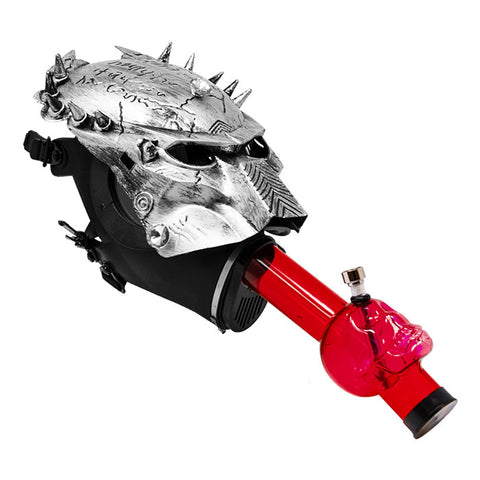 Predator Silver Red Gas Mask