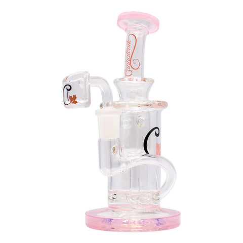 Pink Cannatonik Mini Recycler Glass Dab Rig