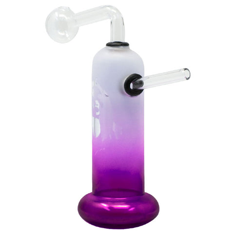 Purple Frosty Oil Bong 6 Inches