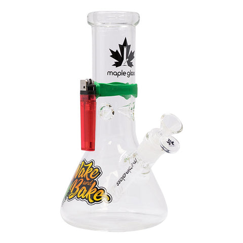 Wake and Bake 10 Inches Joker Series Glass Bong By Maple Glass