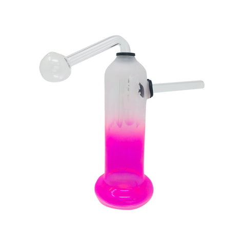 Pink Frosty Oil Bong 6 Inches