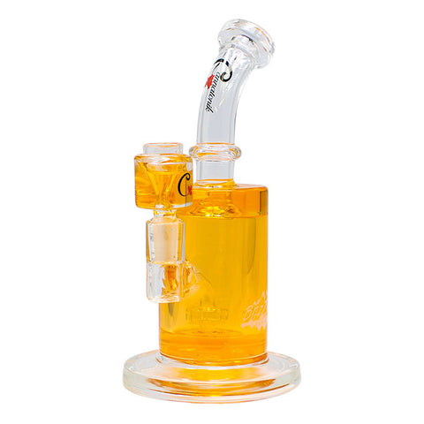 Orange Cannatonik Blizzard Series Bong 9 Inches