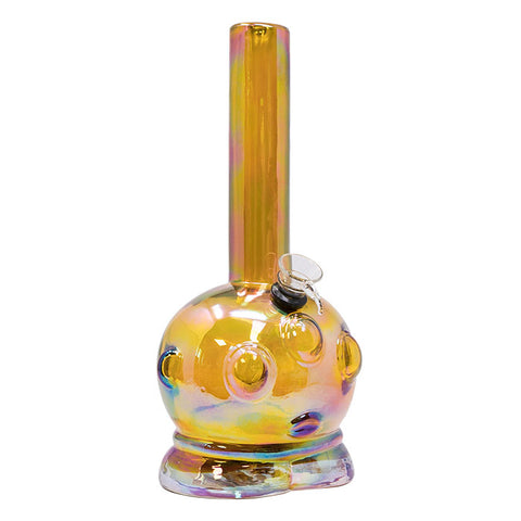 Amber Baby Alien 11 Inches Metallic Glass Bong