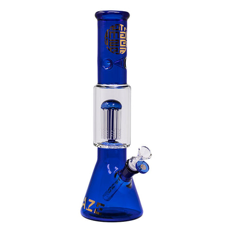 Blue Lost In The Wild Series 12-14 Inches Maze Glass Bong