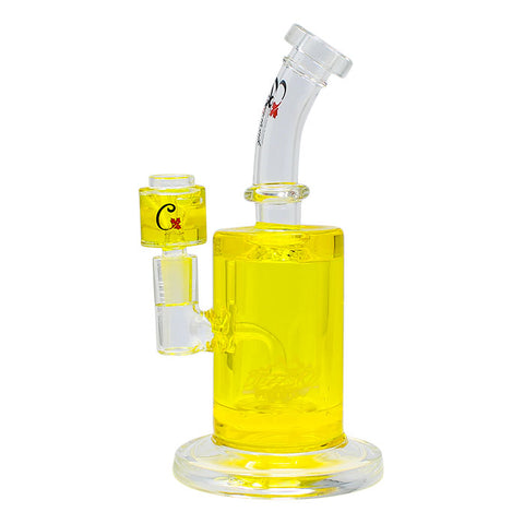 Yellow Cannatonik Blizzard Series Bong 9 Inches