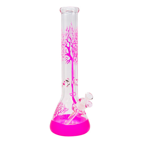 Pink Tree Of Life Cannatonik 16 Inches Bong