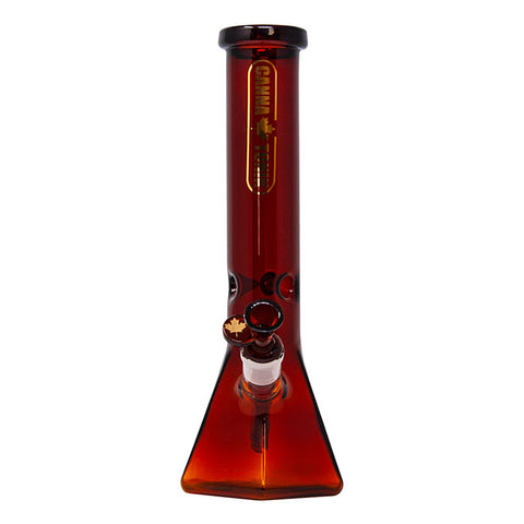 Amber Hexagonal 12 Inches Bong By Cannatonik