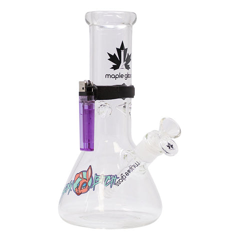 Sexy Bitch 10 Inches Joker Series Glass Bong By Maple Glass