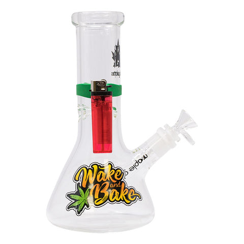 Wake and Bake 10 Inches Joker Series Glass Bong By Maple Glass