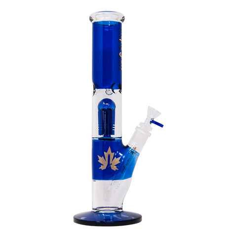 Blue Maple Glass Tree Percolator Bong 13 Inches