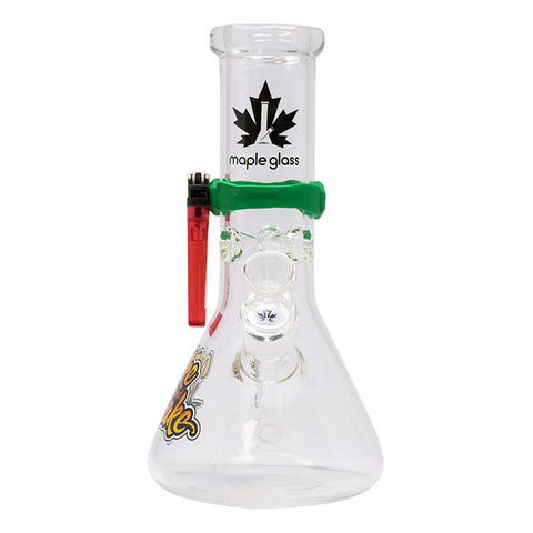 Wake and Bake 10 Inches Joker Series Glass Bong By Maple Glass