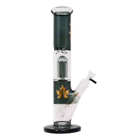 Gray Maple Glass Tree Percolator Bong 13 Inches