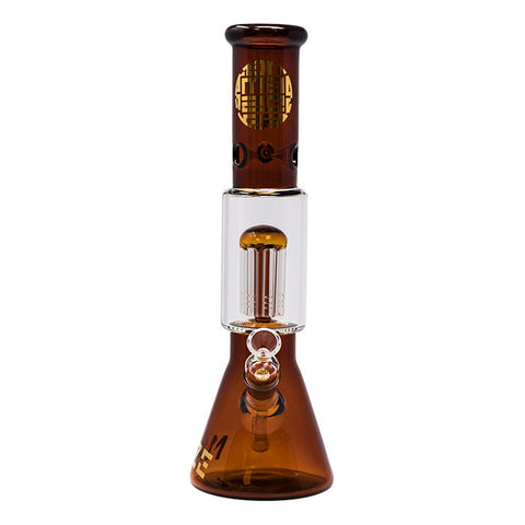 Amber Lost In The Wild Series 12-14 Inches Maze Glass Bong