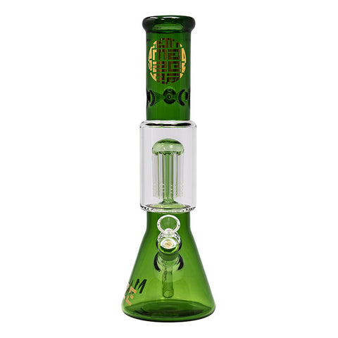 Green Lost In The Wild Series 12-14 Inches Maze Glass Bong