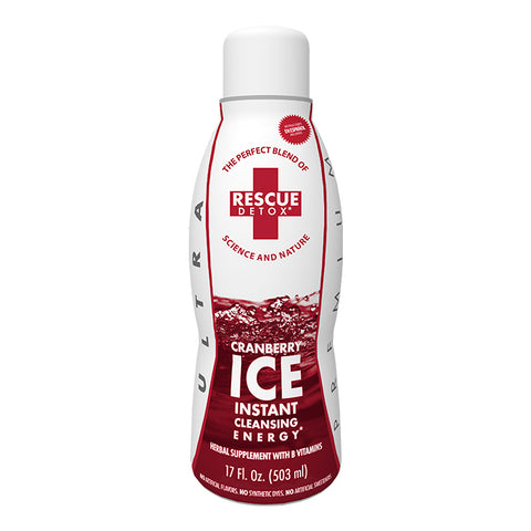 Cranberry Ice Instant Cleansing Rescue Detox 17oz ICE Drink