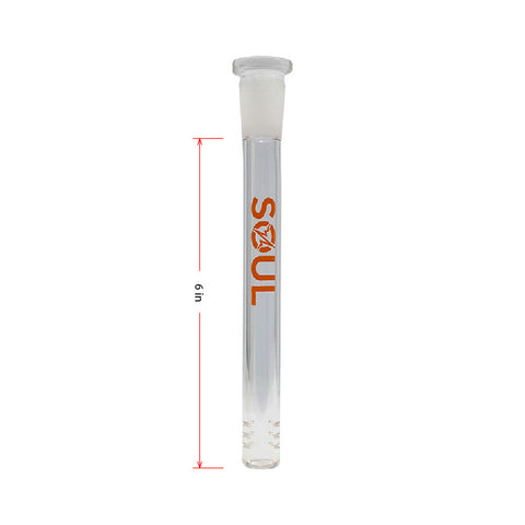 Orange Soul Glass Stem 6 Inches