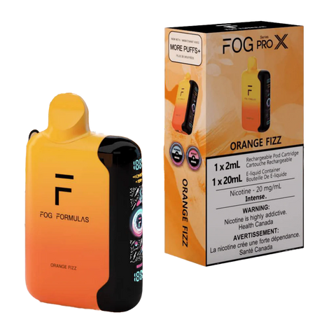Fog Pro X Bold Intense High Puff Orange Fizz by Canada Smok