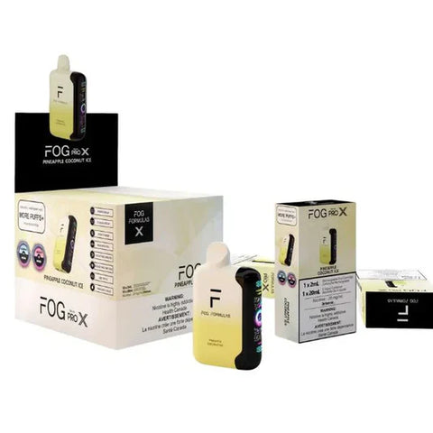 Fog Pro X Bold Intense High Puff Pineapple Coconut Ice by Canada Smok