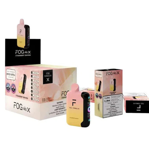 Fog Pro X Bold Intense High Puff Strawberry Banana by Canada Smok