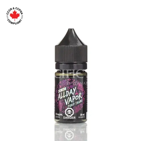 Allday Vapor 10% E-Juice Salt-Nic Purp Thang