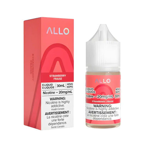 Allo - Strawberry - E-Liquids 20% Salt-Nic