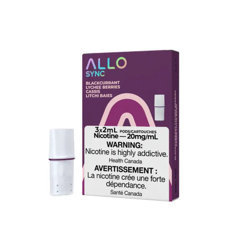 Allo Flavour Pods - Blackcurrant Lyche Berries - Flavoured Pods