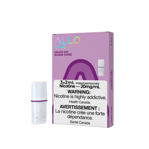 Allo Flavour Pods - Grape Ice - Flavoured Pods