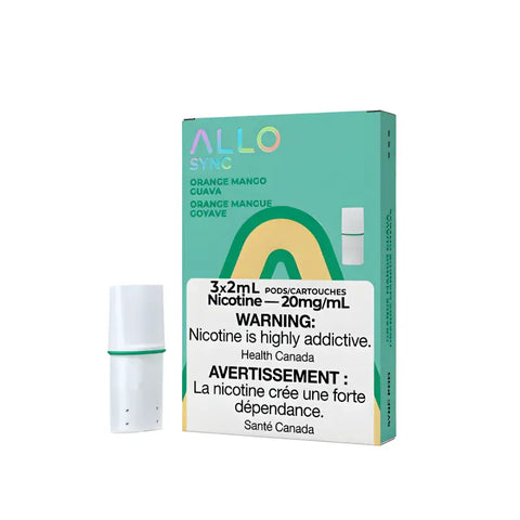 Allo Flavour Pods - Orange Mango Guava - Flavoured Pods