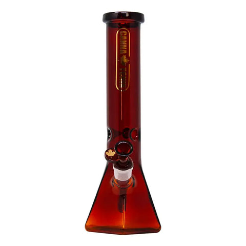 Amber Hexagonal 12 Inches Bong By Cannatonik - Bongs