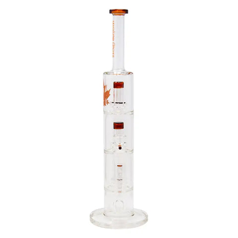 Amber Maple Glass Bong