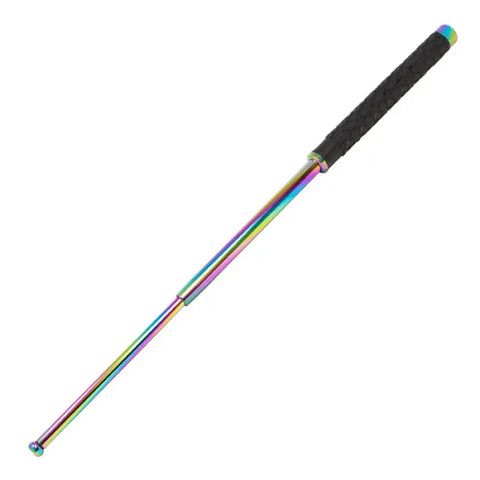 Black and Rainbow Expandable 26 Inches Baton - Knife