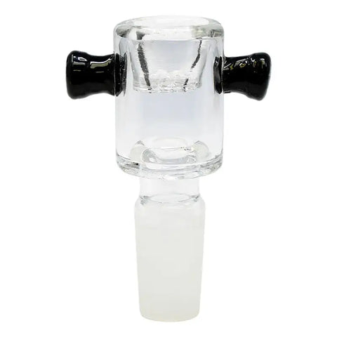 Black In-built Screen Glass Bong Bowl 14mm - Bongs