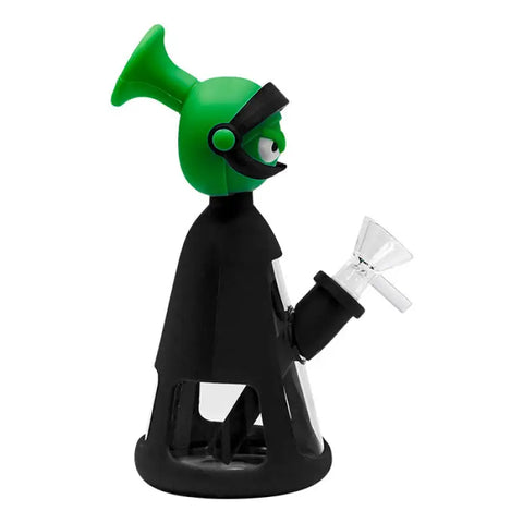 Black Marvin the Martian 7 Inches Silicone Bong - Bongs