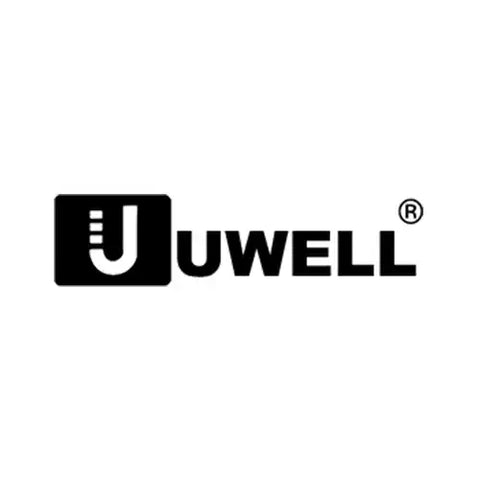 Black and white Uwell company logo with stylized ’U’ design.