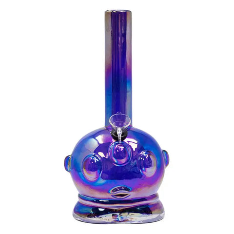 Blue Baby Alien 11 Inches Metallic Glass Bong - Bongs